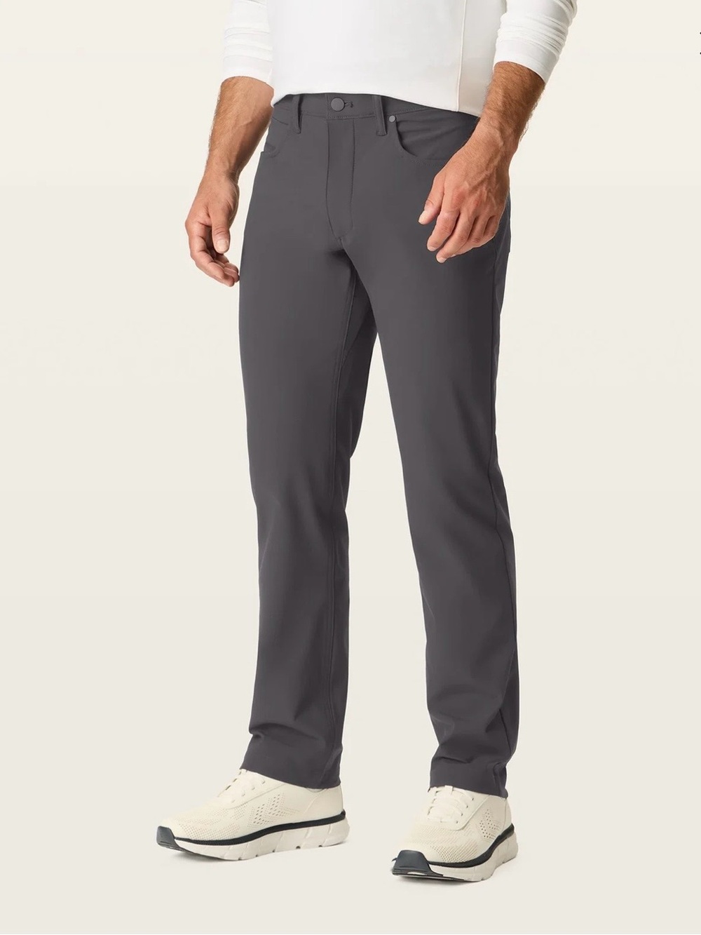 NEW Dockers Go 34”x29” Airweave 5-Pocket Gray Performance Straight Pants Trouser